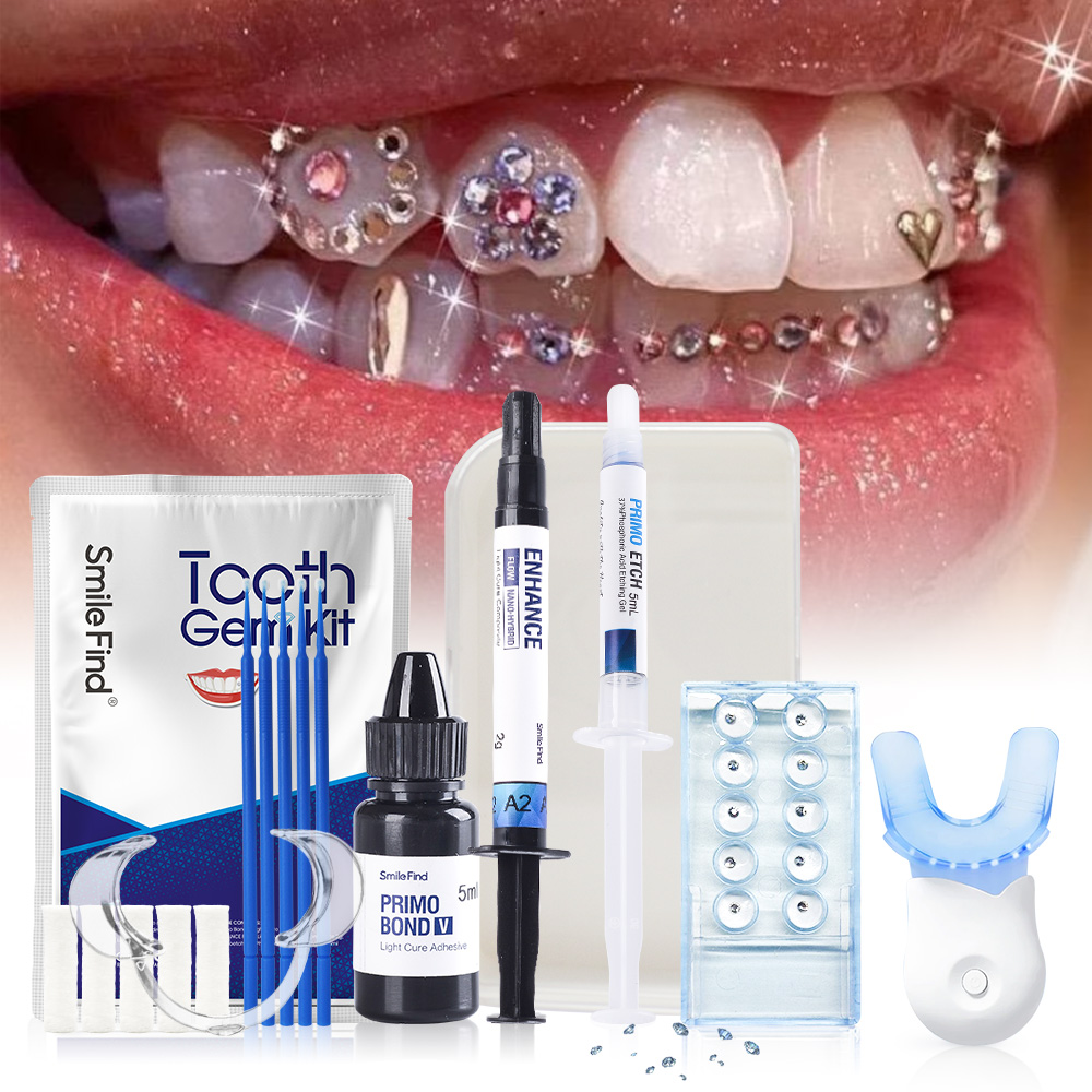 Resin Art Jewellery - Kit de gemas para dientes Diy,