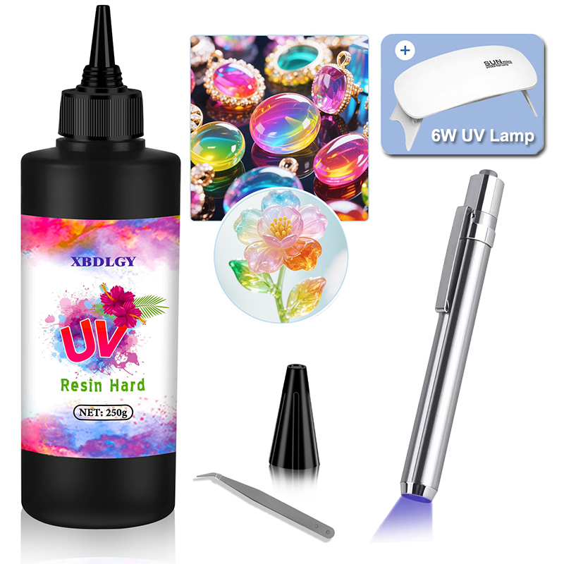 Resin Art Glue - Pegamento duro de resina UV de