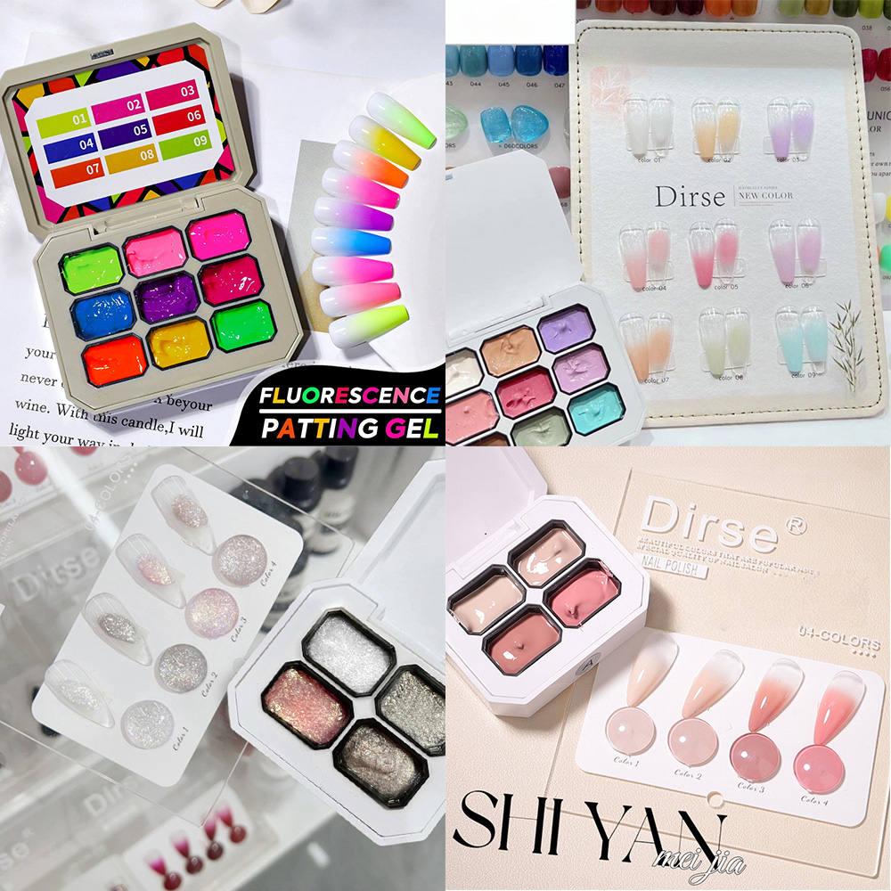 Resin Art Glitter - Gel de Uñas de Larga Duración