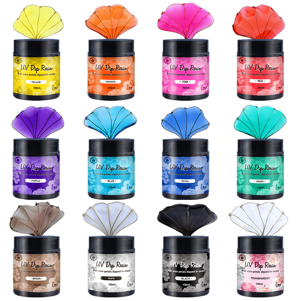 Resin Art Glue - Resina UV de 12 colores (especial