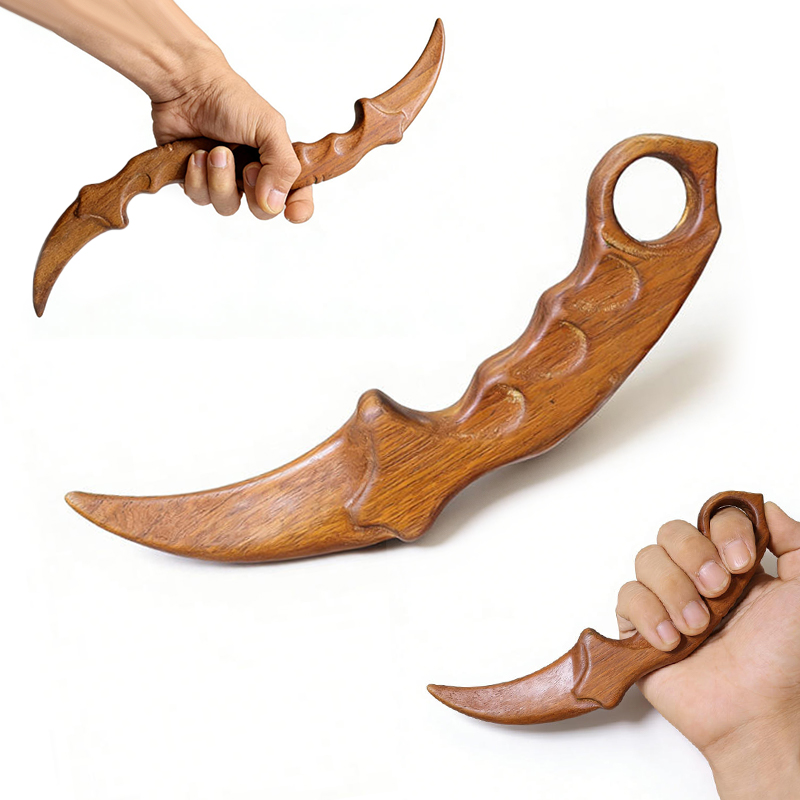 Resin Art Training - Cuchillo de Madera de Sándalo Dorado