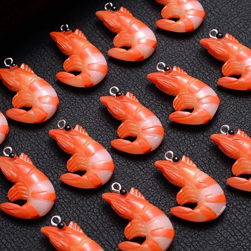 Resin Art Materials Kit - 10 Piezas de Dijes de Langosta