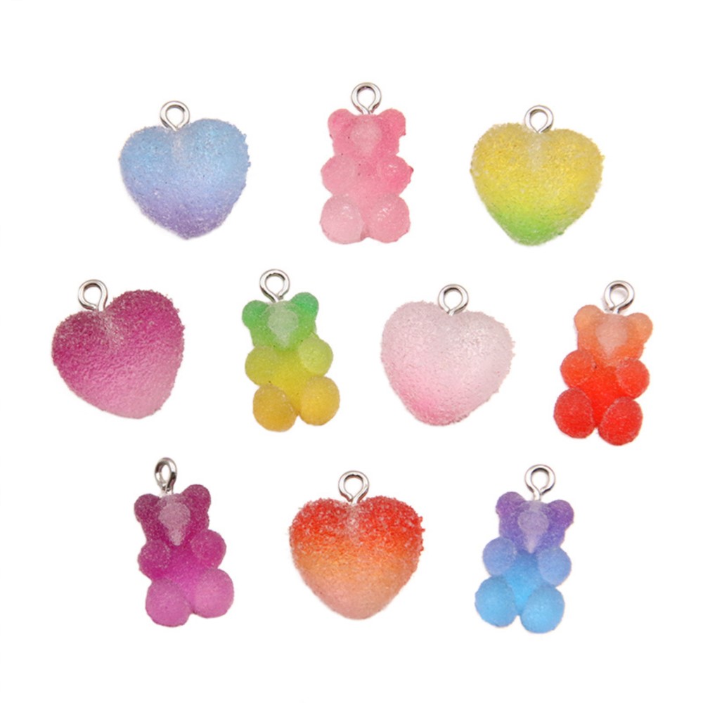 Resin Art Notes - 20 piezas de Color degradado, colgante