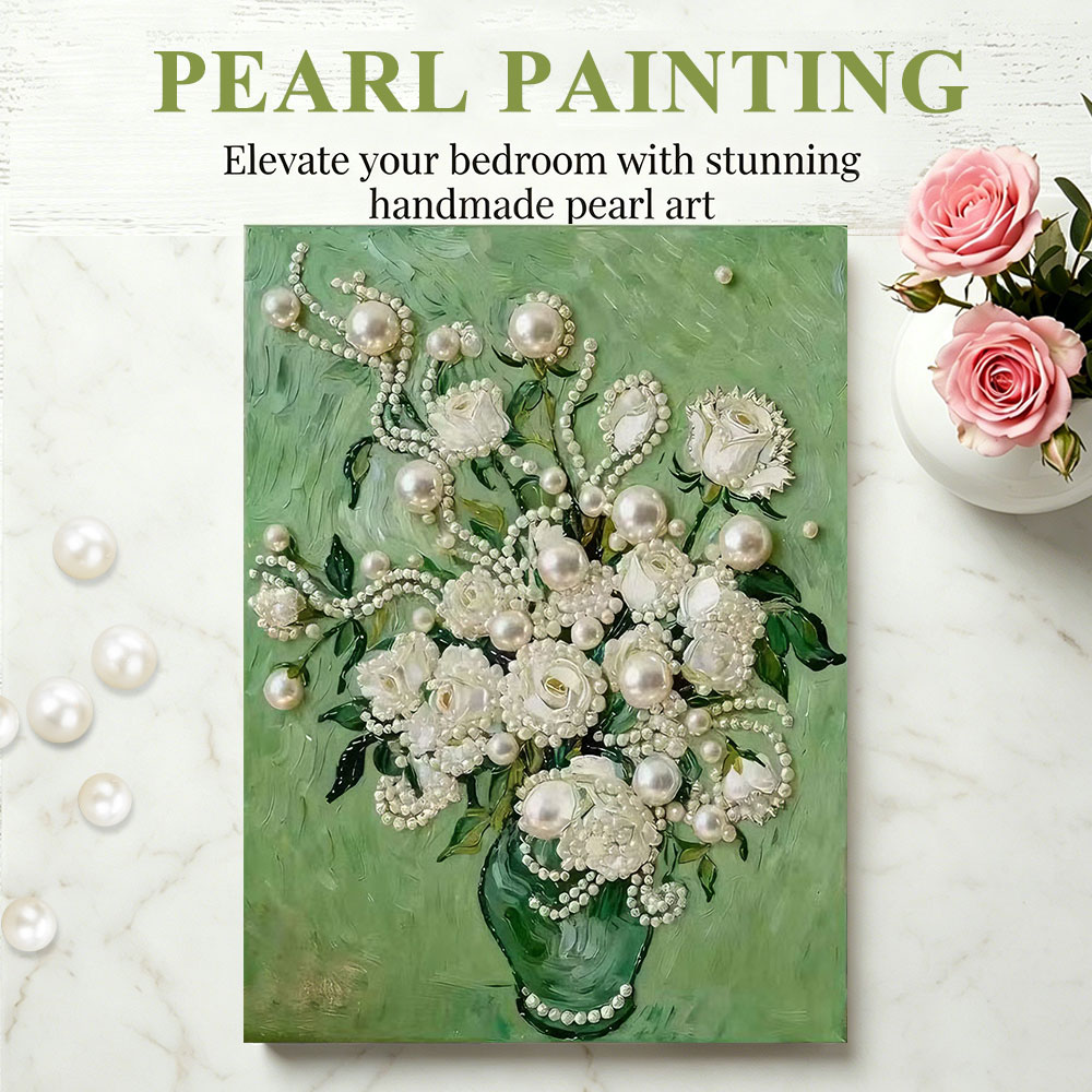 Resin Art With Rose - Kits de pintura de perlas Huacan