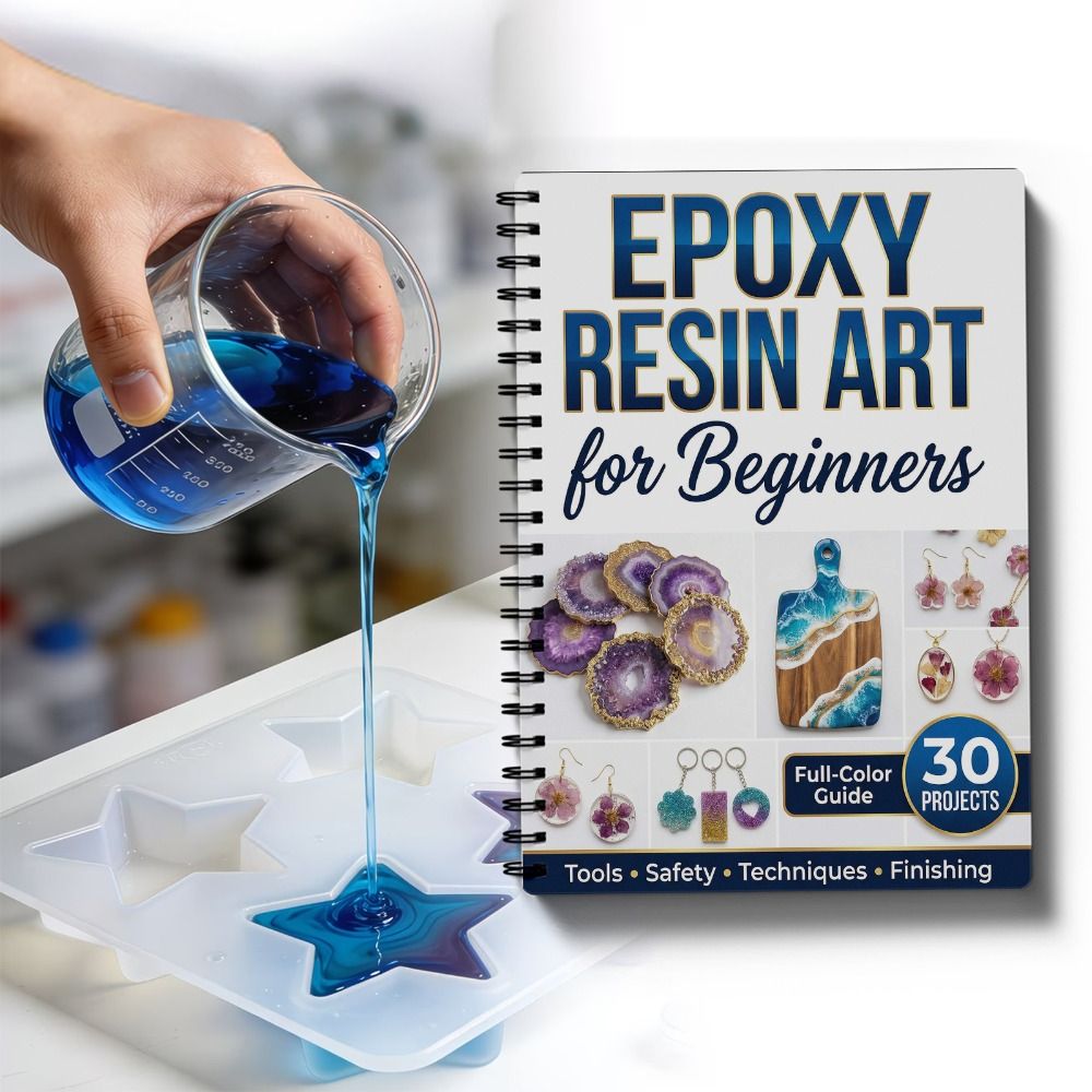 Manual Paso a Paso para Arte c - Resin Art Tutorial reseña y precio