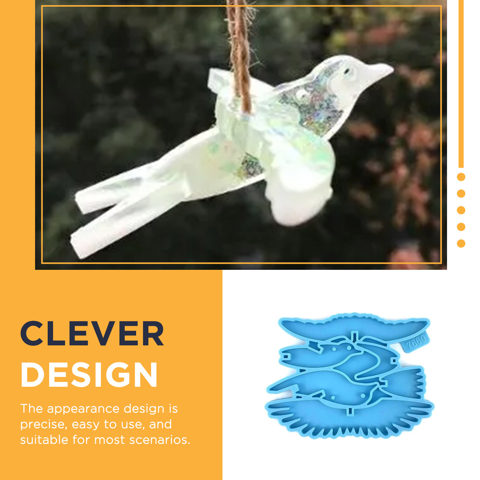 Molde de silicona de colibrí p - Resin Art Jewellery reseña y precio