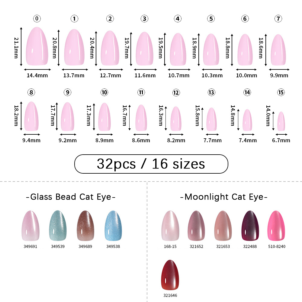 VITAGWX 32 Uñas Postizas Adhes - Resin Art Glitter reseña y precio