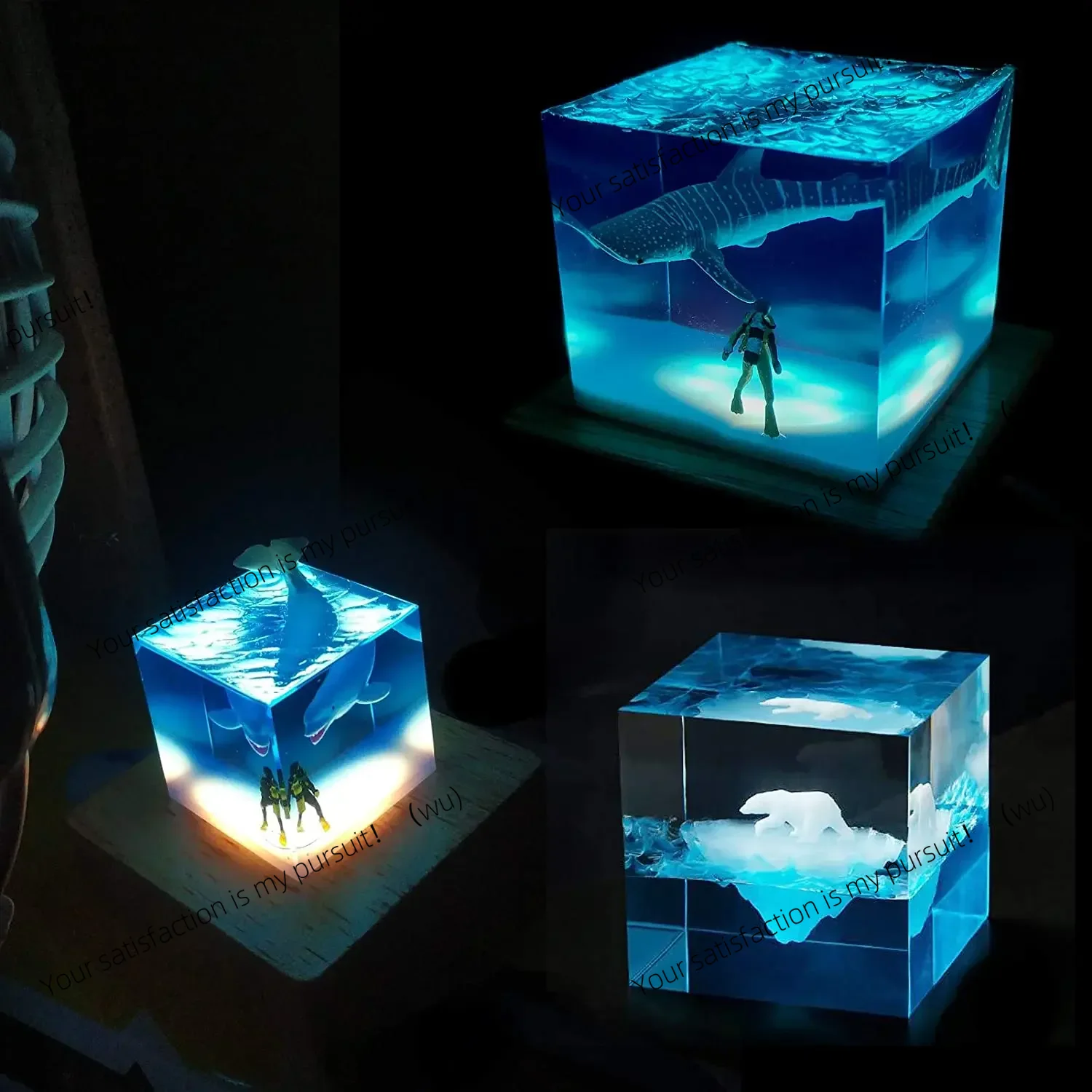 Molde de resina de luz cuadrad - Resin Art And Wood reseña y precio