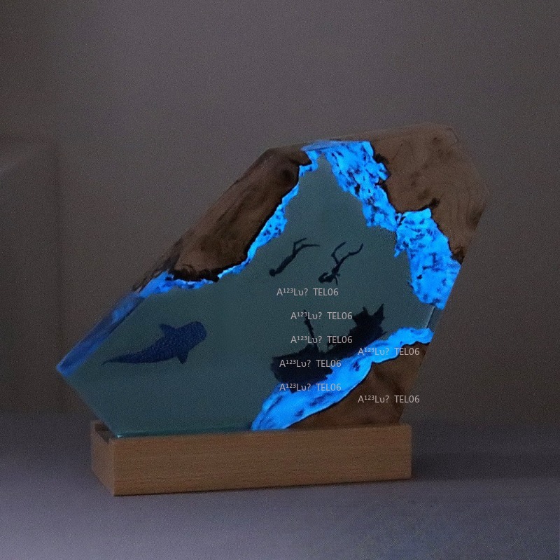 Lámpara de Noche de Resina y M - Resin Art And Wood reseña y precio
