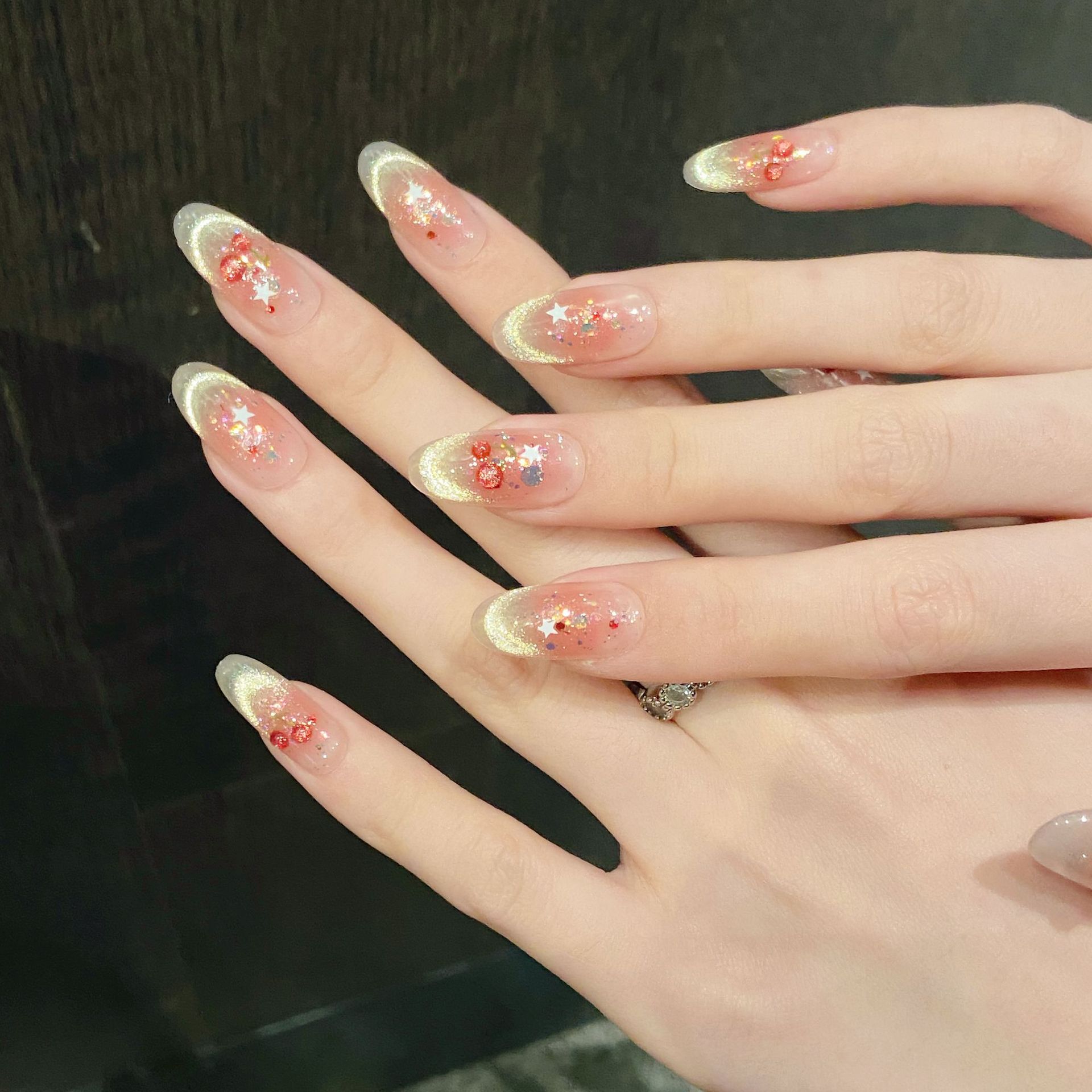 10 Uds. De uñas postizas de ce - Resin Art Glitter reseña y precio