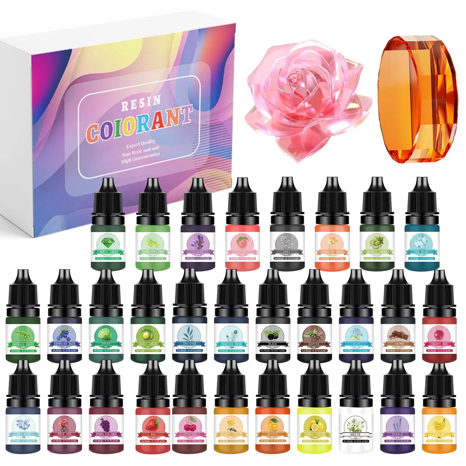 Kits de pigmentos de resina ep - Resin Art Jewellery reseña y precio