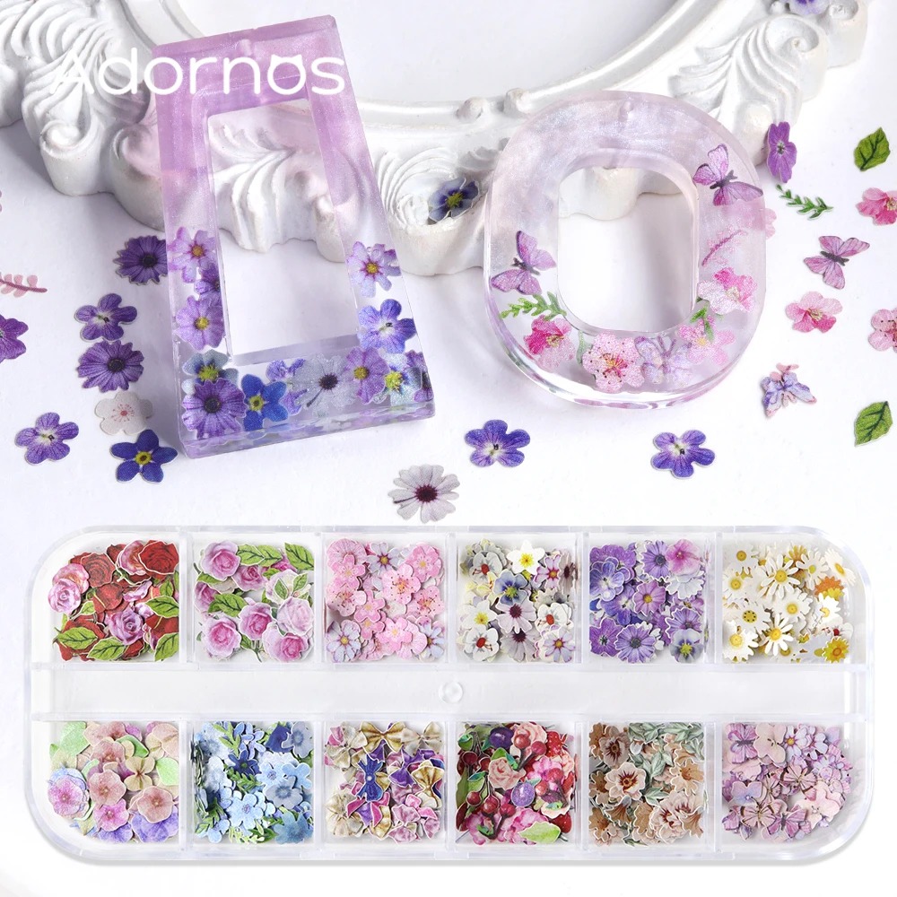 12 Rejillas de Adornos de Uñas - Resin Art And Wood reseña y precio