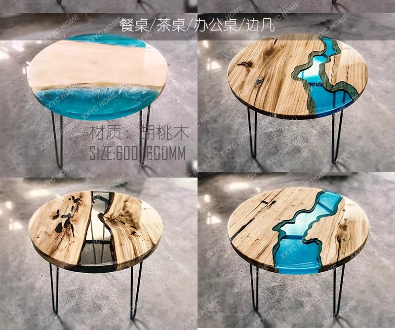 Mesa de comedor de arte creati - Resin Art And Wood reseña y precio