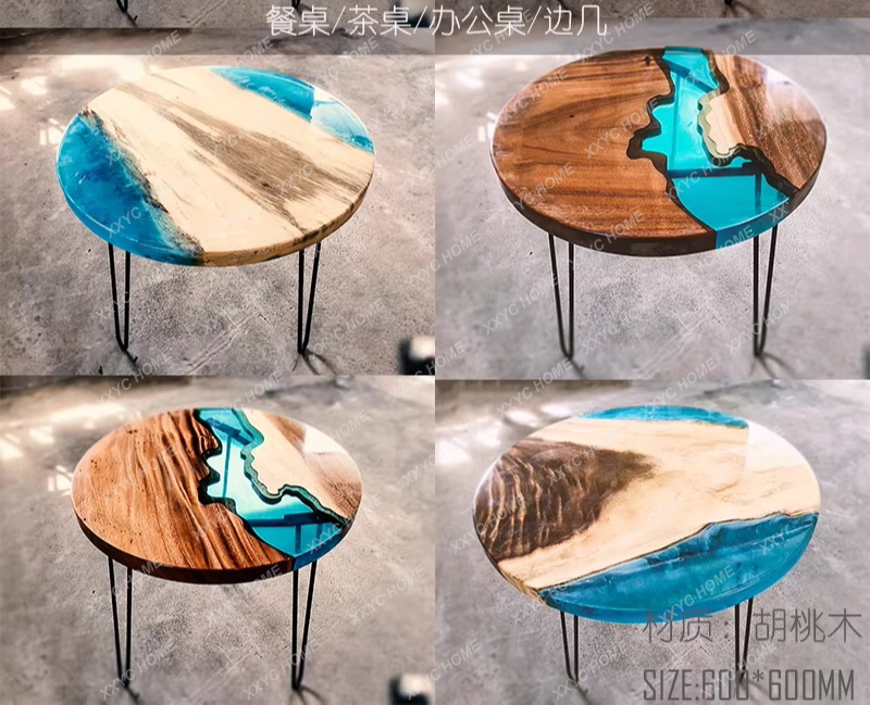 Mesa de comedor de arte creati - Resin Art And Wood reseña y precio