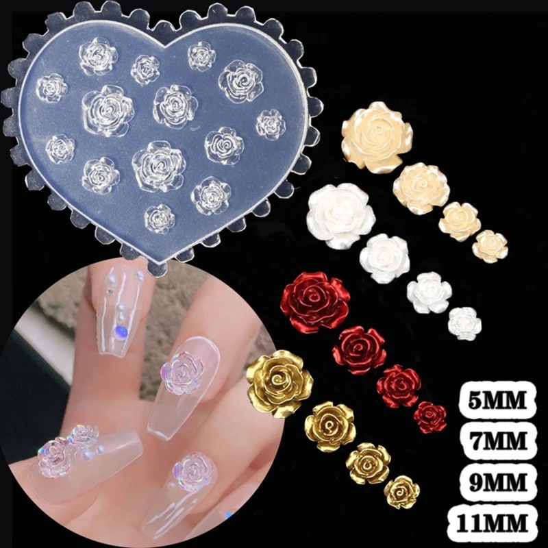 Decoraciones de Uñas con Flore - Resin Art With Rose reseña y precio