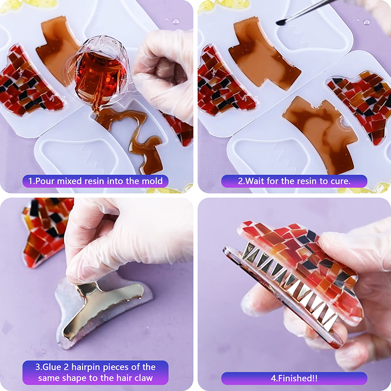 Pinzas de silicona para el pel - Resin Art Glue reseña y precio