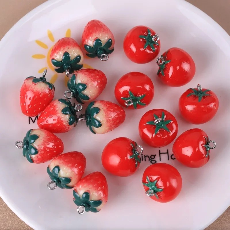 10 piezas de colgantes de frut - Resin Art Diy reseña y precio