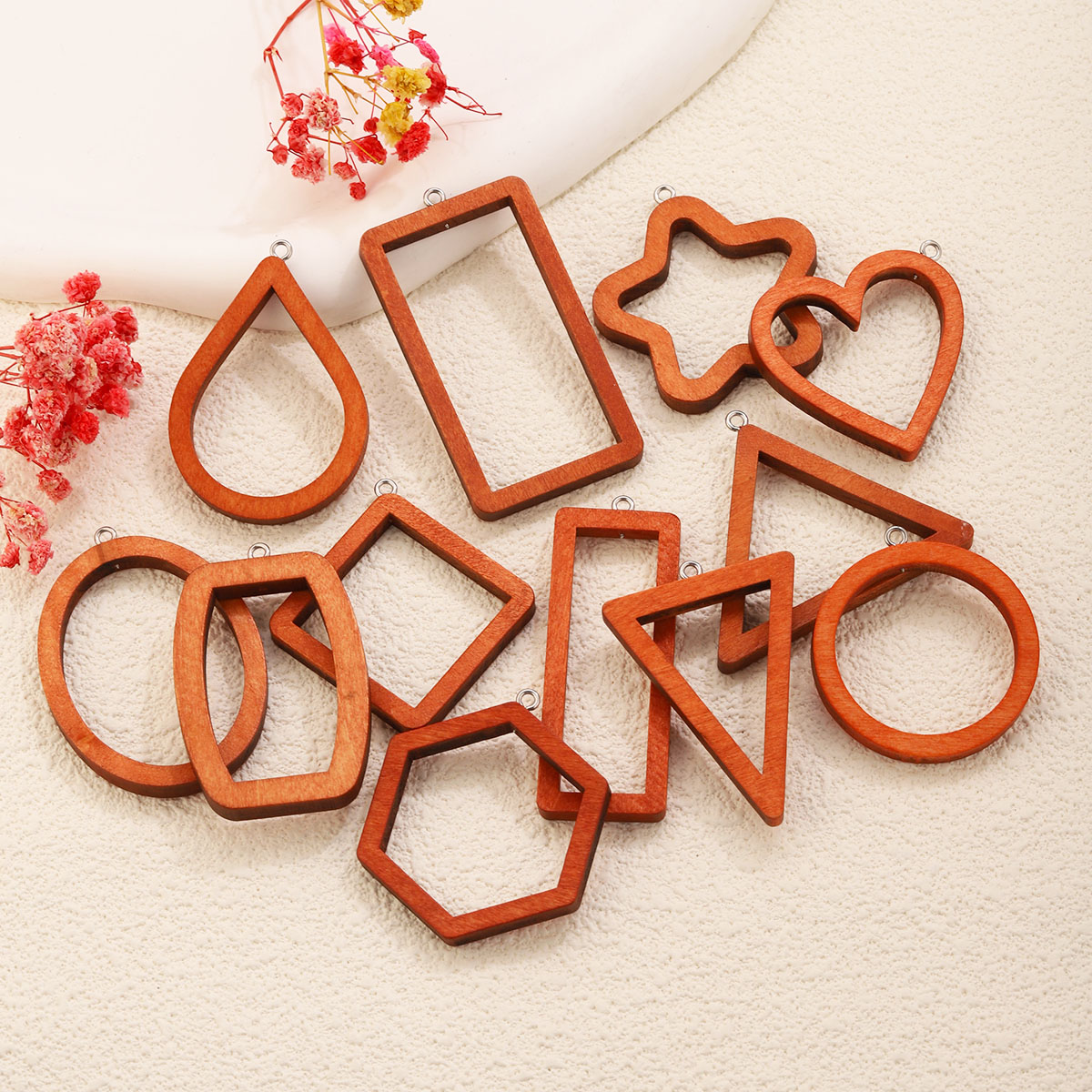 10PCS Dijes Geométricos de Mad - Resin Art Materials Kit reseña y precio
