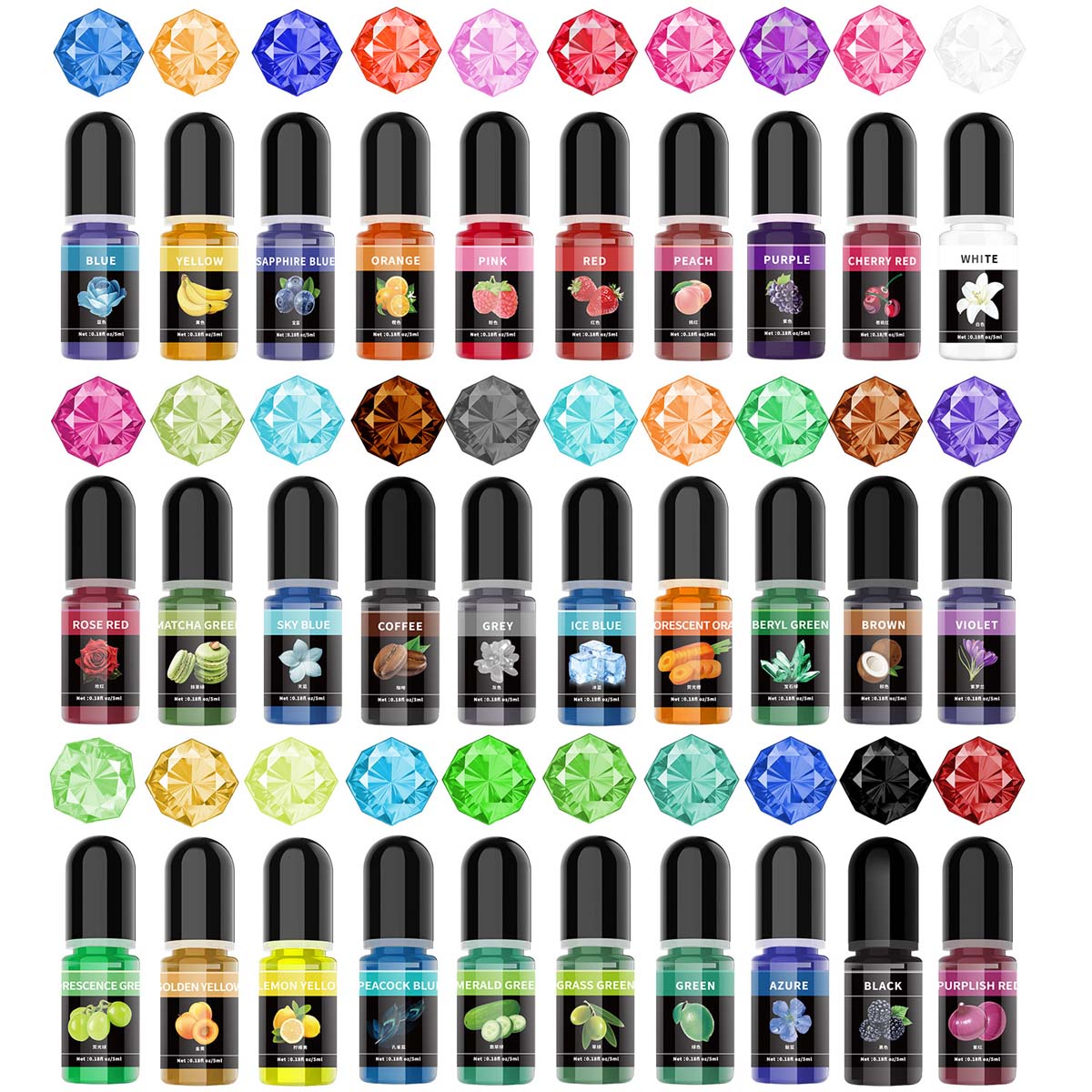 5ml/botella de pigmento de res - Resin Art Glue reseña y precio