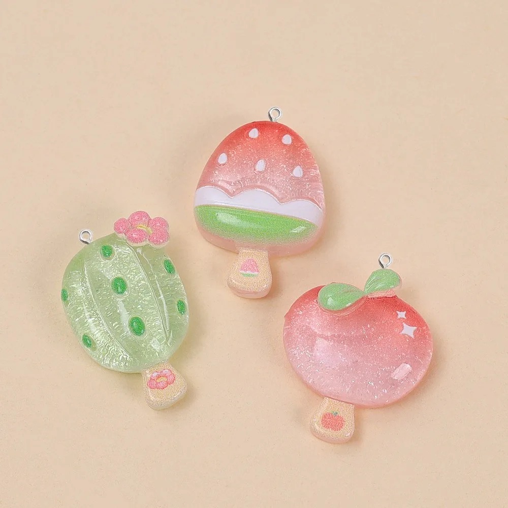 10 piezas de dijes de resina K - Resin Art Glitter reseña y precio