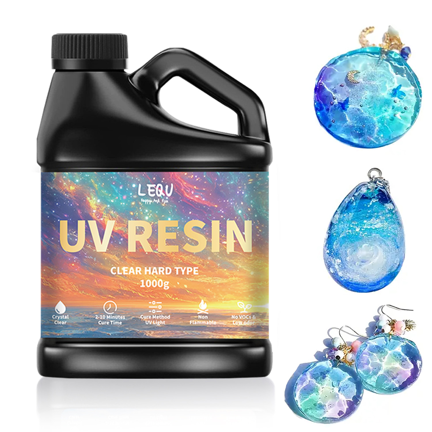 Pegamento de resina epoxi UV,  - Resin Art Glue reseña y precio