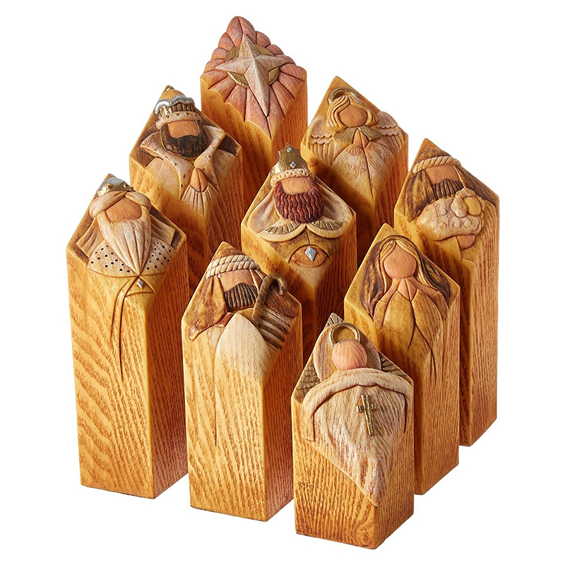 Estatua de pilar de árbol de l - Resin Art And Wood reseña y precio